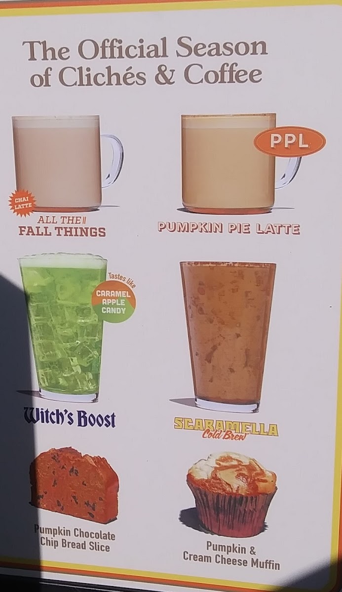 Heine Brothers Coffee Menu - Image 1