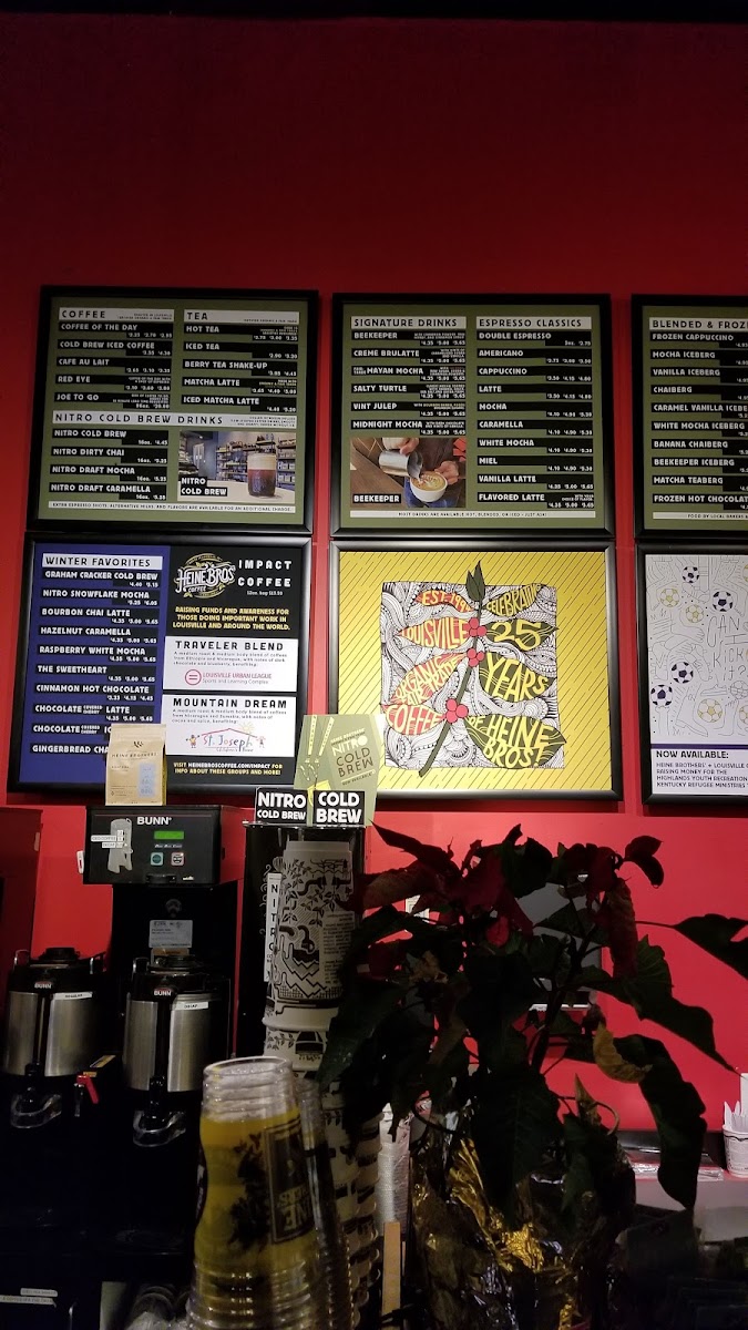 Heine Brothers Coffee Menu - Image 3