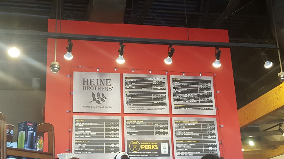 Heine Brothers Coffee Menu - Image 4